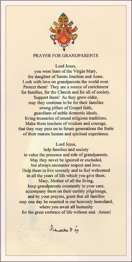 Pope's Prayer