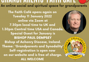 Grandparents Faith Cafe January 2022 Advert