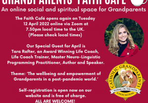 Grandparents Faith Cafe April 2022 Advert